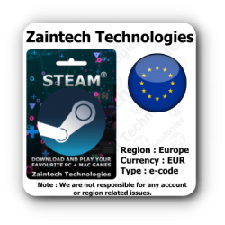 €10 Steam Europe Region