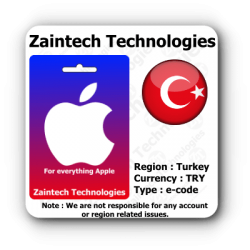 TL 25 iTunes Turkey Region