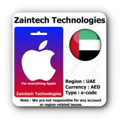 AED 500 iTunes UAE Region