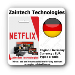 €25 Netflix Germany Region