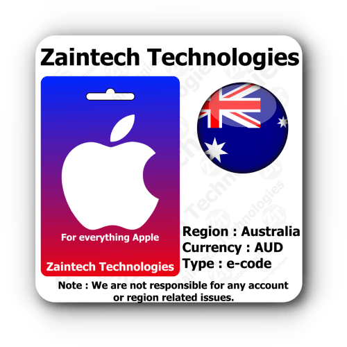 Apple Gift Card Australia Region