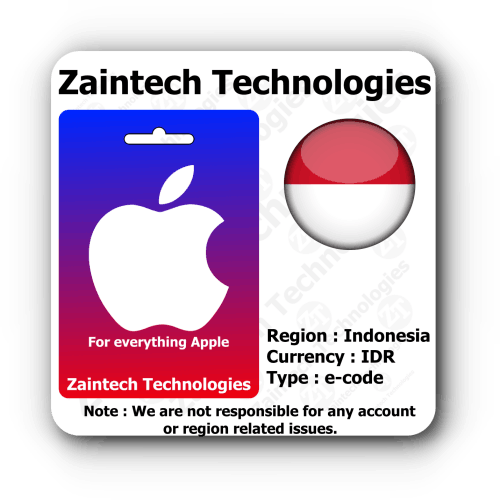 Buy Apple Gift Card Indonesia | Instant Digital Delivery