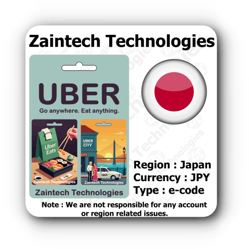 Buy Uber & Uber Eats Japan Gift Card Online