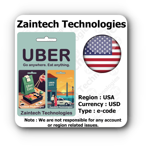 Buy Uber & Uber Eats United States Gift Card Online