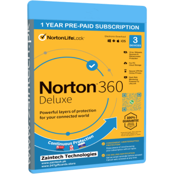 Norton 360 Deluxe - 1 User - 3 Devices + VPN Norton 360 Deluxe - 1 User - 3 Devices + VPN