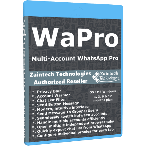 WaPro - Multi Account WhatsApp Pro (WaCRM) WaPro - Multi Account WhatsApp Pro (WaCRM)