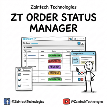 ZT Order Status Manager for OpenCart 3.x