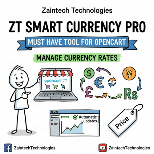 ZT Smart Currency Pro: OpenCart 3 Currency Manager