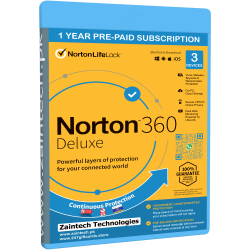 Norton 360 Deluxe - 1 User - 3 Devices