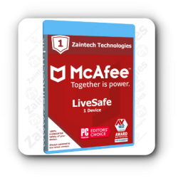 McAfee Livesafe - 1 Device - 3 Years