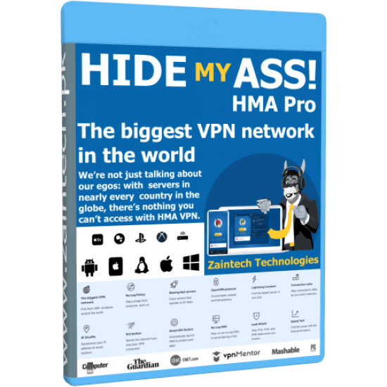 HMA Pro VPN - Unlimited Devices - 3 Years