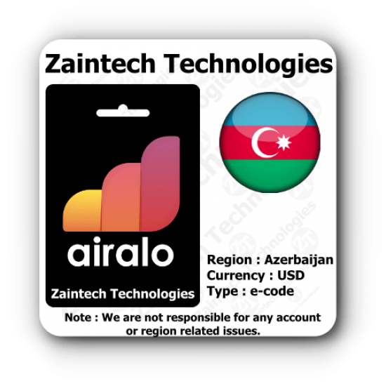 $20 Airalo eSIM Top up - Azerbaijan Region