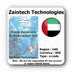 AED 40 Dubai Aquarium UAE Region