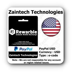 $15 Rewarble PayPal USD Top up